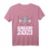 Kinder Schulkind 2021 Mädchen Einhorn Einschulung T-Shirt – Perfektes Geschenk zum Schulstart, Geburtstag, Weihnachten & Ostern