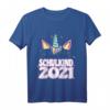 Kinder Schulkind 2021 Mädchen Einhorn Einschulung T-Shirt – Perfektes Geschenk zum Schulstart, Geburtstag, Weihnachten & Ostern