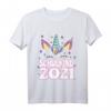 Kinder Schulkind 2021 Mädchen Einhorn Einschulung T-Shirt – Perfektes Geschenk zum Schulstart, Geburtstag, Weihnachten & Ostern