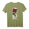 No Regrets Rose Backprint - Sad Aesthetic Edgy Streetwear T-Shirt für Goth, EGirl & Vintage Style Fans