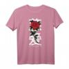 No Regrets Rose Backprint - Sad Aesthetic Edgy Streetwear T-Shirt für Goth, EGirl & Vintage Style Fans