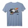 HapPanda T-Shirt mit Retro DeLorean - Offiziell lizenziertes Jubiläumsdesign im Vintage Stil