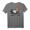 HapPanda T-Shirt mit Retro DeLorean - Offiziell lizenziertes Jubiläumsdesign im Vintage Stil