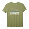 Back the Blue Thin Blue Line Amerikanische Flagge Polizei Support T-Shirt – Vintage Supporter-Shirt für Polizisten und Polizei-Familien