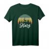 Harz - Heimat Hirsch Wandern T-Shirt Retro Vintage Motiv für Harz-Liebhaber & Wanderer