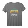 Harz - Heimat Hirsch Wandern T-Shirt Retro Vintage Motiv für Harz-Liebhaber & Wanderer