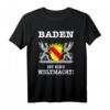 Weltmacht Großherzogtum Baden Badener Land Wappen T-Shirt – Stolzes Badner Souvenir & Geschenkidee für Touristen und Einheimische
