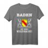 Weltmacht Großherzogtum Baden Badener Land Wappen T-Shirt – Stolzes Badner Souvenir & Geschenkidee für Touristen und Einheimische