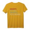 Vintage Grandpa The Man The Myth The Bad Influence T-Shirt – Lustiges Geschenk für den besten Großvater, Vater, Papa, Opa zum Geburtstag, Weihnachten & Familienfest