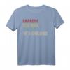 Vintage Grandpa The Man The Myth The Bad Influence T-Shirt – Lustiges Geschenk für den besten Großvater, Vater, Papa, Opa zum Geburtstag, Weihnachten & Familienfest