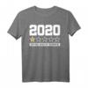 2020 Review - Sehr schlechtes Jahr T-Shirt mit humorvoller Botschaft für Silvester & Jahreswechsel