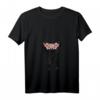 Damen Hochlandrind Kuh Bad Hair Day Frisör Friseur Blumen Stylist T-Shirt mit V-Ausschnitt – Lustiges Geschenk für Frauen, Friseure und Landwirte