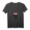 Damen Hochlandrind Kuh Bad Hair Day Frisör Friseur Blumen Stylist T-Shirt mit V-Ausschnitt – Lustiges Geschenk für Frauen, Friseure und Landwirte
