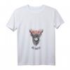 Damen Hochlandrind Kuh Bad Hair Day Frisör Friseur Blumen Stylist T-Shirt mit V-Ausschnitt – Lustiges Geschenk für Frauen, Friseure und Landwirte