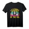 90er Jahre Outfit Damen, Herren & Kinder - Buntes Retro Mottoparty T-Shirt mit Kassette & Videokassette Design für 90s Themenpartys