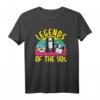 90er Jahre Outfit Damen, Herren & Kinder - Buntes Retro Mottoparty T-Shirt mit Kassette & Videokassette Design für 90s Themenpartys