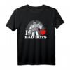 Transformers Valentinstag T-Shirt – I Heart Bad Bots für Fans, Romantisches Geschenk für Männer, Frauen & Kinder