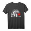 Transformers Valentinstag T-Shirt – I Heart Bad Bots für Fans, Romantisches Geschenk für Männer, Frauen & Kinder