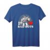 Transformers Valentinstag T-Shirt – I Heart Bad Bots für Fans, Romantisches Geschenk für Männer, Frauen & Kinder