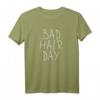 Bad Hair Day T-Shirt - Lustiges Geschenk für Männer mit Humor, Sarkasmus und Ironie, Perfekt für Glatzenträger