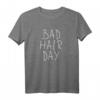 Bad Hair Day T-Shirt - Lustiges Geschenk für Männer mit Humor, Sarkasmus und Ironie, Perfekt für Glatzenträger