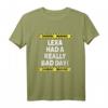 Warning Lexa Had A Really Bad Day T-Shirt – Personalisierte lustige Geschenkidee für launische Mädchen mit Namen