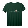 Knoblauch Herzschlag Garlic EKG Puls T-Shirt – Lustiges Geschenk für Knoblauchliebhaber, Köche, Veganer & Fans italienischer Küche zum Garlic Day & nationalem Tag des Knoblauchs