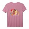 HapPanda Disney Princess T-Shirt mit Ariel, Vaiana & Rapunzel - Offiziell lizenziertes Fanartikel Geschenk für Disney-Fans