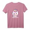 Witziges Neinhorn T-Shirt mit wütendem Einhorn - Kawaii, süßes Design, ideales Geschenk für Kinder zum Geburtstag