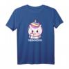 Witziges Neinhorn T-Shirt mit wütendem Einhorn - Kawaii, süßes Design, ideales Geschenk für Kinder zum Geburtstag