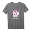 Witziges Neinhorn T-Shirt mit wütendem Einhorn - Kawaii, süßes Design, ideales Geschenk für Kinder zum Geburtstag