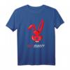 Psycho und Bad Bunny Oster T-Shirt - Beängstigendes und lustiges Kaninchen Design für Halloween, Ostern & Party-Style