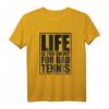 Life is too short for bad Tennis T-Shirt – Witziges Design, Perfektes Geschenk für Tennisfans zu Weihnachten & Geburtstag