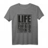 Life is too short for bad Tennis T-Shirt – Witziges Design, Perfektes Geschenk für Tennisfans zu Weihnachten & Geburtstag