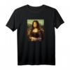 Montag Mona Lisa Funny Art Graphic T-Shirt – Sarkastisches Bad Hair Day & I Hate Mondays Design, Perfektes Geschenk für Kunst- und Montag-Hasser