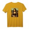 Montag Mona Lisa Funny Art Graphic T-Shirt – Sarkastisches Bad Hair Day & I Hate Mondays Design, Perfektes Geschenk für Kunst- und Montag-Hasser