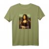 Montag Mona Lisa Funny Art Graphic T-Shirt – Sarkastisches Bad Hair Day & I Hate Mondays Design, Perfektes Geschenk für Kunst- und Montag-Hasser