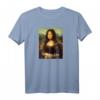 Montag Mona Lisa Funny Art Graphic T-Shirt – Sarkastisches Bad Hair Day & I Hate Mondays Design, Perfektes Geschenk für Kunst- und Montag-Hasser