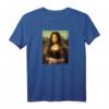Montag Mona Lisa Funny Art Graphic T-Shirt – Sarkastisches Bad Hair Day & I Hate Mondays Design, Perfektes Geschenk für Kunst- und Montag-Hasser