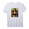 Montag Mona Lisa Funny Art Graphic T-Shirt – Sarkastisches Bad Hair Day & I Hate Mondays Design, Perfektes Geschenk für Kunst- und Montag-Hasser