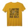 Star Wars Valentinstag T-Shirt - I Love You to the Death Star, Offizielles Merchandise für Damen, Herren & Kinder