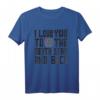 Star Wars Valentinstag T-Shirt - I Love You to the Death Star, Offizielles Merchandise für Damen, Herren & Kinder