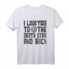 Star Wars Valentinstag T-Shirt - I Love You to the Death Star, Offizielles Merchandise für Damen, Herren & Kinder