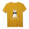 Kaninchen zeigt Mittelfinger Hasen Böses Hasi T-Shirt – Lustiges Damen T-Shirt für Ostern & Halloween, perfektes Geschenk für Freundin