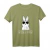 Kaninchen zeigt Mittelfinger Hasen Böses Hasi T-Shirt – Lustiges Damen T-Shirt für Ostern & Halloween, perfektes Geschenk für Freundin