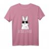 Kaninchen zeigt Mittelfinger Hasen Böses Hasi T-Shirt – Lustiges Damen T-Shirt für Ostern & Halloween, perfektes Geschenk für Freundin