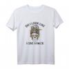 Do I Look Like I Give AF DILLIGAF Totenkopf T-Shirt für Erwachsene - Lustiges, Sarkastisches Design mit Leopardenschädel und Sonnenbrille