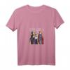 HapPanda Villains Bad Girls Group Shot Painted T-Shirt mit V-Ausschnitt – Offiziell lizenziertes Geburtstagsoutfit für Damen
