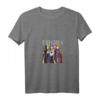 HapPanda Villains Bad Girls Group Shot Painted T-Shirt mit V-Ausschnitt – Offiziell lizenziertes Geburtstagsoutfit für Damen