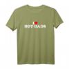 I Love Hot Dads & Hot Moms T-Shirt - Lustiges Geschenk für Vater, Mutter, Geburtstag, Weihnachten, Valentinstag & Mutter-/Vatertag